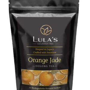 Oolong tea pouch with oranges